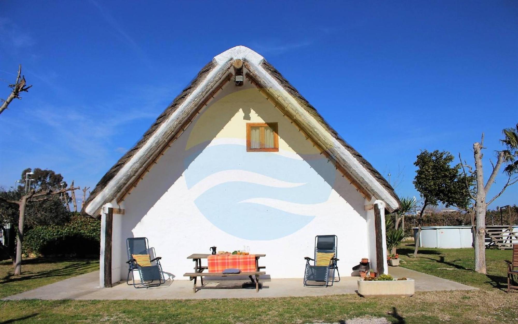 Вілла Barraca Tipica Del Delta, Con Piscina, Jardin Y Barbacoa - Deltavacaciones Сан-Жауме-де-Енвежа Екстер'єр фото